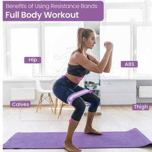 Bandes de cercle de hanche de musculation antidérapantes pour les bandes de cercle de hanche d'exercice de forme physique unisexe - Product Image 4