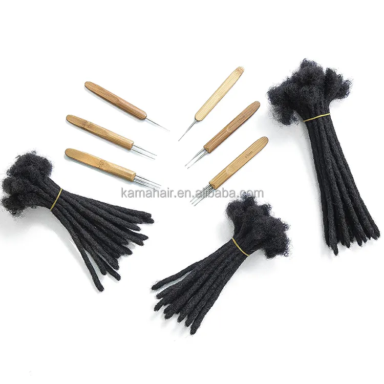 KAMA dread lock extension natural dread crochet braids rasta hair for locs wholesale