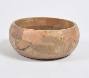 ถ้วยเสิร์ฟไม้มะม่วงสีธรรมชาติปรับแต่งได้ผลิตจากโรงงาน - Product Image 1