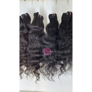 Cabello Humano Remy Indio, Trama Doble a Máquina, Paquete de 4 para Extensiones de Cabello, 100g, Todos los Colores - Product Image 3