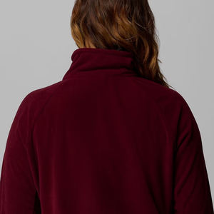 Sudadera Cómoda para Mujer con Diseño de Tono Sólido para Clima Frío, con Logotipo Personalizado / Precio Económico para Pedidos al por Mayor, Cuello Alto - Product Image 5