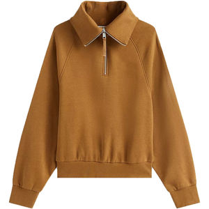 Sudadera de lana con cremallera para hombre, ropa de calle de algodón personalizada, sudaderas con capucha, sudadera de gran tamaño Unisex, sudaderas de talla grande - Product Image 1