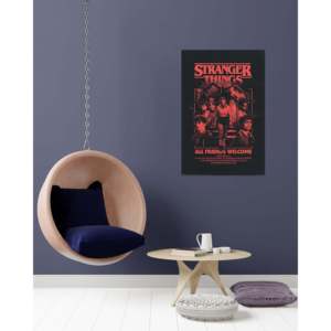 Modern Style Stranger Things 5 <b>Poster</b> All Friends Welcome for Wall Decor Made From Durable Paper - Product Image 5