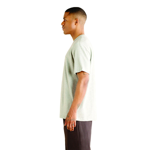 T-shirt régulier pour hommes respirant Spandex/Polyester couleur unie anti-rides écologique couleur personnalisée quatre saisons décontracté - Product Image 4