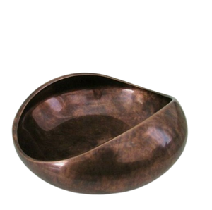 Bols de service en cuivre massif pour fruits et sucreries Vaisselle en métal poli brillant Bols de bonbons alimentaires pour restaurants - Product Image 1