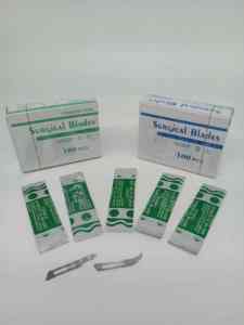 Bisturí quirúrgico desechable hecho de acero al carbono y acero inoxidable, todos los tamaños de hoja están disponibles en HEXA CARE - Product Image 6