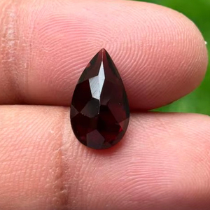Piedra de corte de pera facetada granate rojo Natural pulido de alta calidad para la fabricación de joyas gema suelta calibrada 14X8X6MM 4,50 quilates - Product Image 6
