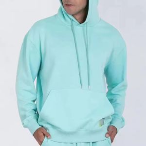 <b>Men's</b> Winter Tracksuit 100% Cotton Hooded Breathable <b>Loose</b> <b>Fit</b> <b>Jogger</b> Sweat Suit - Product Image 2