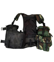 Gilet tactique multifonctionnel en polyester 1000D pour l'extérieur, randonnée, camouflage, protection, fabriqué au Vietnam