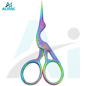 Tijeras de Sastre Mini Vintage de Acero Inoxidable ALMAC, Bordado de Aves, Manualidades, Punta Afilada, Alta Calidad, Certificación CE - Product Image 4