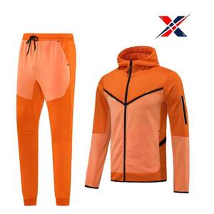 Recién llegado, chándal de primavera para hombre, 100% de algodón, respetuoso con el medio ambiente, secado rápido, cómodo, transpirable, tela, lavable, informal, gimnasio - Product Image 1