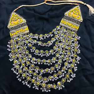 Best Price Heavy-Duty Lightweight Afghan Jewelry <b>Set</b> Vintage Necklace <b>Earrings</b> Custom Shape for Women Girls Hot Sale for Wedding - Product Image 1