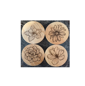 Dessous de verre en bois design unique artisanat fabricant de qualité supérieure beau produit de dessous de verre personnalisé meilleure vente - Product Image 6