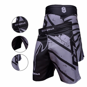 กางเกงกีฬา MMA คุณภาพสูง พิมพ์ลายแบบ Sublimation สำหรับผู้ชาย ระบายอากาศได้ดี แห้งเร็ว เหมาะสำหรับฝึกซ้อม BJJ และมวย - Product Image 4