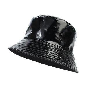 2025 Fashion <b>Bucket</b> <b>Hat</b> <b>Women</b> Girls Leather Solid Panama Caps Men Hiking <b>Hat</b> Fishing Cap Foldable Hip-Hop Street <b>Waterproof</b> <b>Hat</b> - Product Image 3