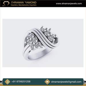 Vente en gros de bagues de mariage personnalisées en or massif 10 carats faites à la main, bijoux classiques en diamant de laboratoire pour femmes, cadeaux de mode - Product Image 3