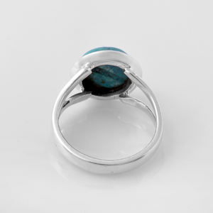 แหวนพลอยเทอร์ควอยซ์เงินสเตอร์ลิง925แฟชั่นใหม่ทำด้วยมือเครื่องประดับเงินแฟนซีแหวนเวอร์มีิลผู้จัดจำหน่ายและส่งออก - Product Image 5