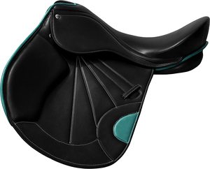 Qualité en cuir fait à la main saisonnier anglais fermer Contact sautant cheval selle Tack obtenir correspondant circonférence étriers sangles toutes tailles - Product Image 2