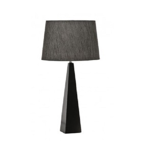 Hot Sale Farmhouse Design Iron Table Lamp <b>Black</b> Stone <b>Shade</b> Customized Color LED Warm White Home Decor - Product Image 1