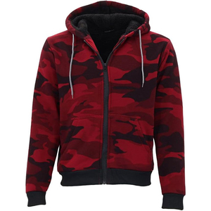 Sudadera con capucha unisex extragrande con cremallera completa, estilo urbano de invierno, de algodón/poliéster grueso, ropa casual para hombre - Product Image 4