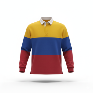 Oversized Rugby <b>Polo</b> <b>Shirt</b> for Women Color Block <b>Long</b> <b>Sleeve</b> Casual Top - Product Image 6