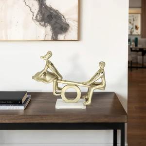 Sculpture de table en arbre d'argent de designer, pièce maîtresse artistique artisanale, accent décoratif contemporain pour intérieurs - Product Image 3