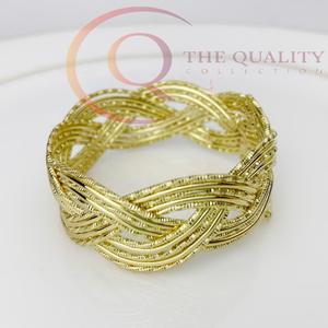 Anneaux de serviette de luxe conçus pour rehausser l'esthétique de la table à manger pour les mariages, les événements et l'usage quotidien - Product Image 1