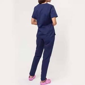 True Fit Medical Scrub Pants Última venta al por mayor de alta calidad de tela duradera hecha a medida para trabajadores de la salud - Product Image 5