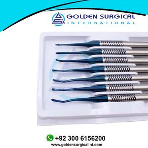 Juego de herramientas de extracción de dientes, 7 Uds., juego de instrumentos de implante de aleación de titanio, juego Dental de raíz de extracción Dental, instrumentos quirúrgicos - Product Image 6