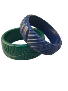 Juego de Brazaletes Artísticos Modernos Hechos a Mano con Resina Maestro, Joyería de Boda para Mujer con Personalización - Product Image 2