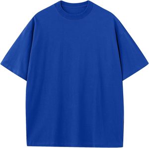 T-shirt pour hommes de haute qualité 100% coton coupe ample à manches courtes Logo personnalisé imprimé en gros T-shirt personnalisé pour hommes - Product Image 1