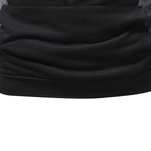 Sweat à Capuche Homme Couleur Block avec Cordon de Serrage Poche Kangourou Vêtements Personnalisés Streetwear Sweat Polaire Unisexe Style Surdimensionné - Product Image 4