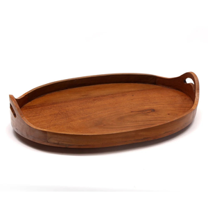Plateau de service rond en bois personnalisable de qualité supérieure Offre Spéciale pour la décoration de la ferme et les événements, la cuisine et le restaurant de l'hôtel - Product Image 2