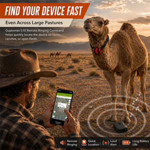 Collier de suivi GPS pour bovins GUPTOMES avec longue autonomie de la batterie, contrôle par application mobile et lecture des itinéraires de ferme pour la surveillance du bétail en pâturage - Product Image 5