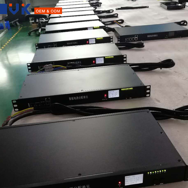 Rack Mount PDU, Metered 208V/30A, (16) Outlets, 2U Horizontal Rackmount