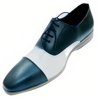 2023 haute qualité à la main en cuir véritable hommes Oxford sans lacet automne chaussures habillées marron couleur personnalisée