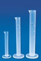 Cylindre gradué conique pour laboratoires, en polypropylène, personnalisable OEM, capacité 10ml-1000ml