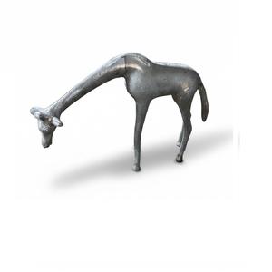 Moderna Figura de Jirafa de Aluminio, Escultura de Animal Alta, Adorno de Lujo para Mesa, Decoración para el Hogar y la Oficina, Artículos Decorativos - Product Image 1