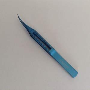 Forceps de ligature incurvés 115 mm en titane, instrument chirurgical ophtalmique manuel - Product Image 4