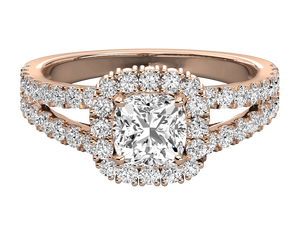 Anillos de Compromiso para Mujer Chapados en Oro de 14K, Corte Cojín, Diamante Certificado IGI, Estilo Clásico para Bodas, Disponibles al por Mayor a Bajo Precio - Product Image 6