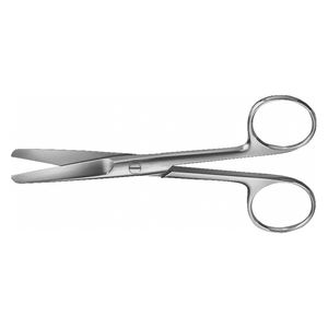 Ciseaux pour pansements chirurgicaux en acier allemand Ciseaux médicaux émoussés 6 "à finition droite Ciseaux chirurgicaux à pointe émoussée - Product Image 6
