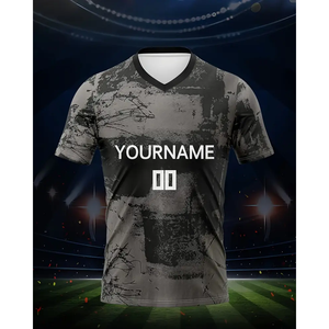 Camiseta Deportiva Personalizada para Hombre, Verde, de Fútbol Americano y Fútbol, Cómoda, Transpirable, con Nombre y Número, Corte Automatizado, Estilo Conjunto - Product Image 3