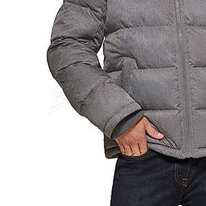 Chaqueta acolchada para hombre hecha en poliéster con logotipo personalizado al por mayor, chaqueta acolchada impermeable para uso en exteriores para hombre - Product Image 6