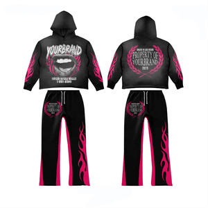 Ensemble de survêtement personnalisé pour hommes, logo personnalisé, vêtements de sport en gros, entraînement, vêtements de sport, jogging tendance - Product Image 6