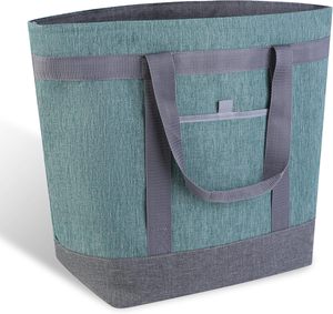 Bolsas Térmicas Impermeables para Entrega de Alimentos, Bolsas de Compras Aisladas, Bolsas Refrigerantes Reutilizables Grandes con Cierre - Product Image 1