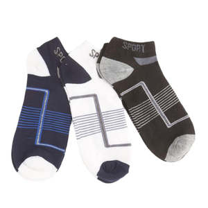 Men's Ankle Socks Pack Of 3 - Multi - Product Image 1