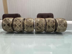 Anillos para Servilletas, Posavasos y Manteles Individuales de Madera Vintage Hechos a Mano, Ecológicos, Accesorios de Cocina de la India para Bodas, Manualidades - Product Image 2