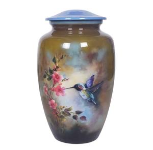 Urna Funeraria Conmemorativa de Mariposa Negra con Bolsa de Terciopelo y Obra de Arte de Luz Suave para Cenizas de Adultos - Product Image 4