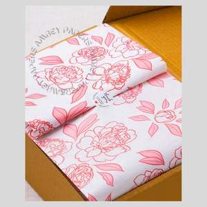 Luxury Custom Printed Virgin Pulp <b>Tissue</b> <b>Paper</b> Roll <b>for</b> New Year Valentine's Day Gift Packaging Branded <b>Wrapping</b> Custom Designs - Product Image 5