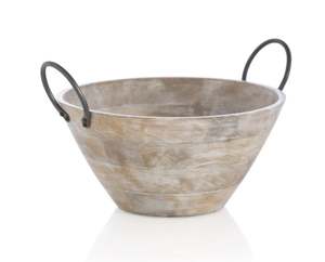 Tazón para Servir Masa de Madera de Mango Esmaltado e Impreso con Pulido, Ecológico, para Bodas, Hogar, Hotel y Restaurantes - Product Image 4